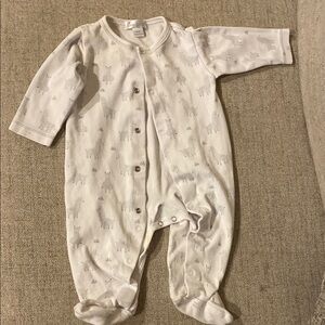 Kissy Kissy White Llama Baby One Piece